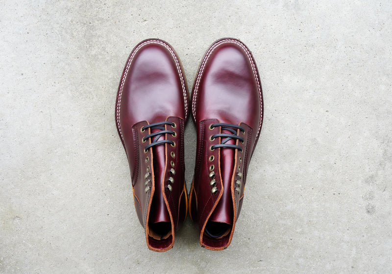 The Allen Stitchdown - Bordeaux Veg Tan (618)