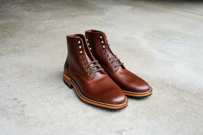 The Allen Stitchdown - Chestnut Veg Tan (618)