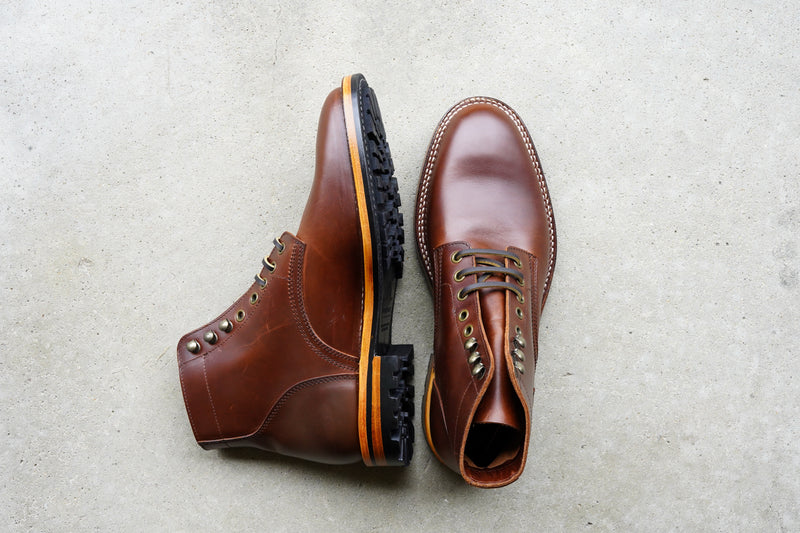 The Allen Stitchdown - Chestnut Veg Tan (618)