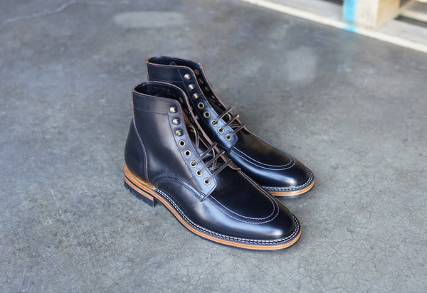 The Niagara Stitchdown - Black Veg Tan Teacore (618)